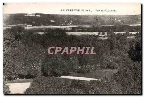 Cartes postales La Varenne (M et L) Vue sur Clermont