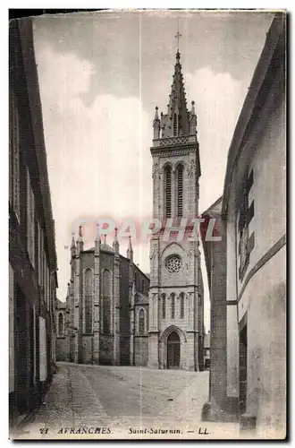 Cartes postales Avranches saint saturnin