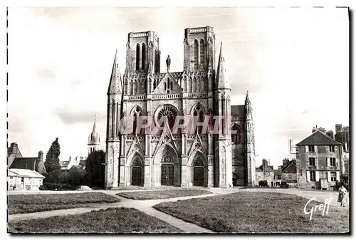 Moderne Karte Avranches la cathedrale notre dame