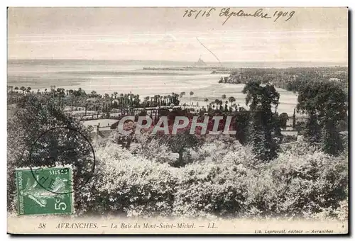 Ansichtskarte AK Avranches la baie du mont saint michel