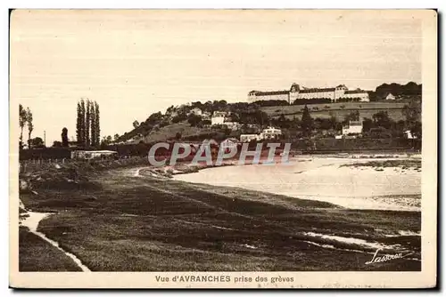 Ansichtskarte AK Vue d avranches prise des greves