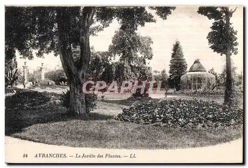 Ansichtskarte AK Avranches le jardin des plantes