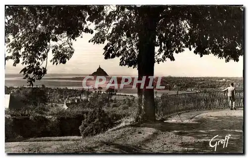 Ansichtskarte AK En Normandie Avranches (Manche) La Baie du Mont Saint Michel Vue du Jardin Des Plantes