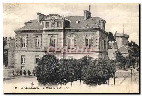 Ansichtskarte AK Avranches L Hotel de Ville