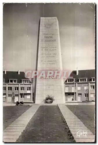 CPS Avranches (Manche) Le Monument Patton En Souvenir de la Liberation Du JUillet du Aout Architecte