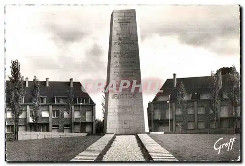 Cartes postales Avranches (Manche) Le Monument Patton eleve en l honneur de la Liberation par I Armee americaine