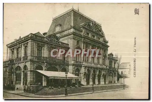 Cartes postales Cherbourg Le theatre