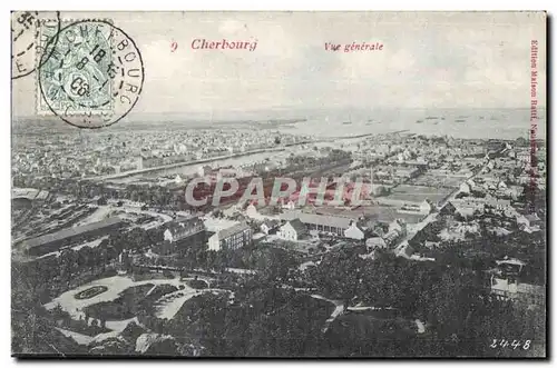 Cartes postales Cherbourg Vue generale