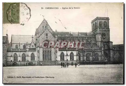 Cartes postales Cherbourg Eglise de la Trinite