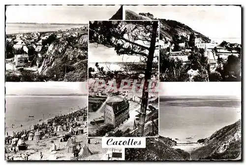 Cartes postales moderne Carolles Vue Vers Jullouville Vue generale La Blage Vallee du Lude