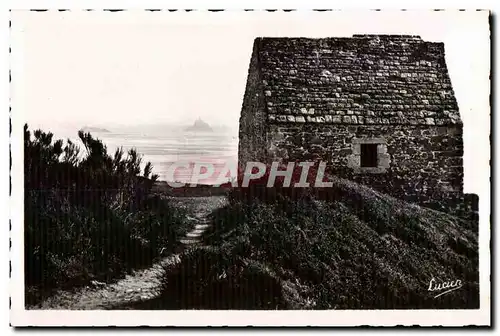 Cartes postales Carolles Plage Le Mont Saint Michel Vu De La Cabane Vauban