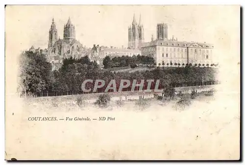 Cartes postales Coutances Vue Generale