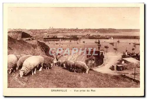 Cartes postales Granville Vue prise du Roc Moutons