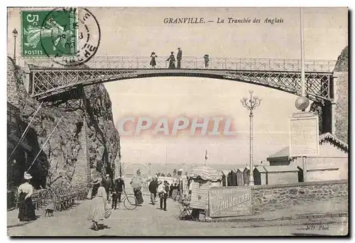 Cartes postales Granville La Tranchee des Anglais