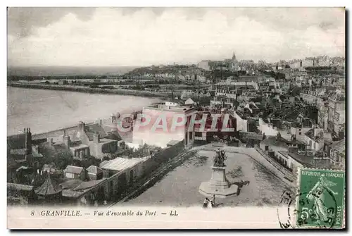 Cartes postales Granville Vue d ensemble du Port