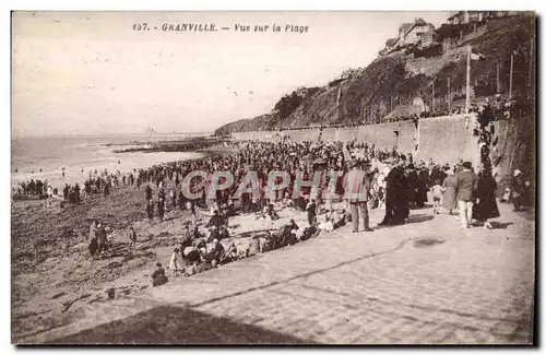 Cartes postales Granville Vue sur la Plage