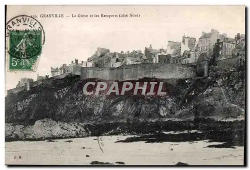 Ansichtskarte AK Granville Le Greve et les Remparts