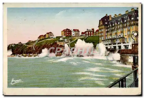 Cartes postales Granville Effets de Mer