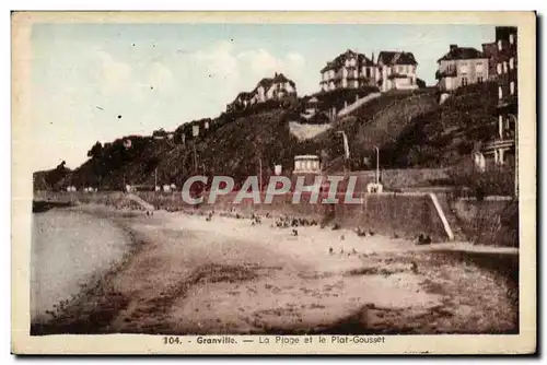 Ansichtskarte AK Granville La Plage et le Plat Gousset