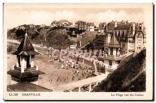 Cartes postales Garnville La Plage vue du Casino