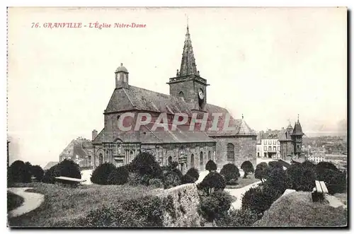 Ansichtskarte AK Granville L eglise Notre Dame