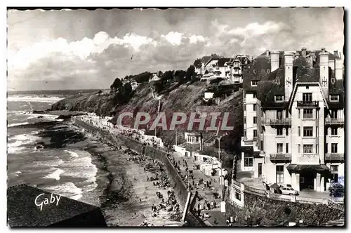 Ansichtskarte AK Granville (Manche) La Plage a maree haute