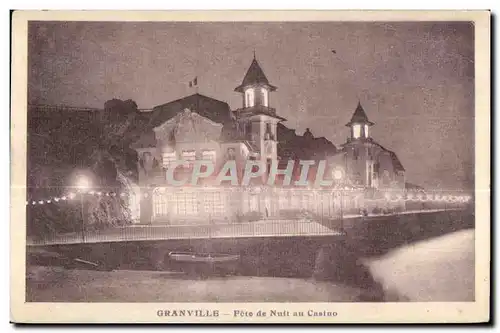 Cartes postales Granville Pote de Nuit au Casino