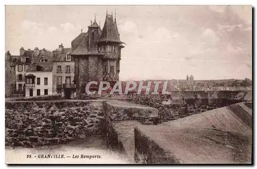 Cartes postales Granville Les Remparts