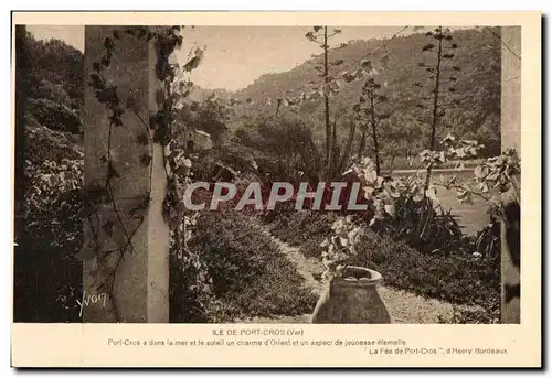 Cartes postales Ile De Port Cros (Var) Port Cres a dans la mer et le soieil un charme d Orient et un aspect de j