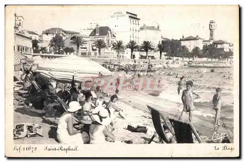 Cartes postales Saint Raphael La plage