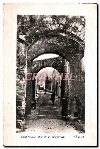 Cartes postales Saint Tropez Rue de la misericorde