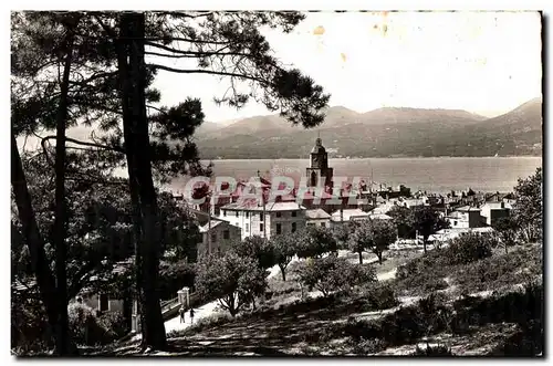 Cartes postales Saint tropez Vue sur la ville et le goite