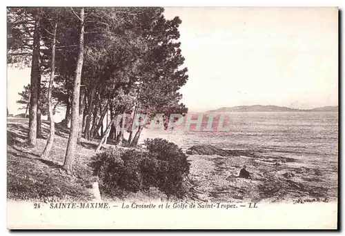 Cartes postales Sainte Maxime La Croisette et le Goife de Saint Tropez