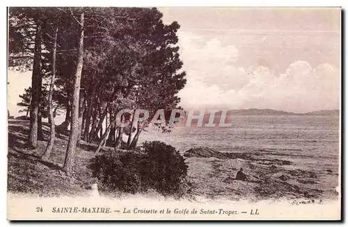 Ansichtskarte AK Sainte Maxime La Croiselle et le Goife de Saint Tropez