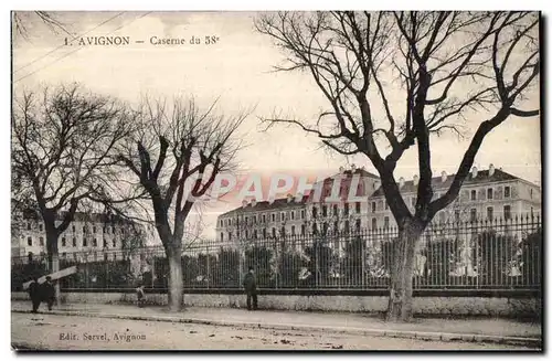 Cartes postales Avignon Caserne du 58eme