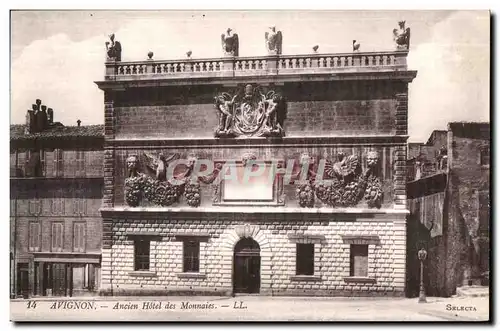 Cartes postales Avignon Ancien Hotel des Monnaies