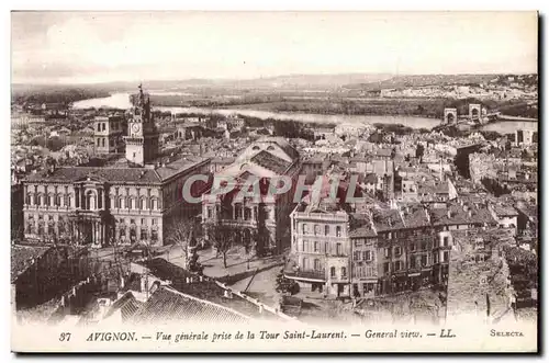 Cartes postales Avignon Vue generale prise de la Tour Saint Laurent