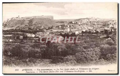 Cartes postales Avignon Vue Panoramique Le Fort Saint Andre et Villeneuve les Avignon