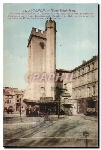 Cartes postales Avignon Tour Saint Jean