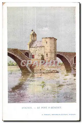 Cartes postales Avignon Le Pont St Benezet