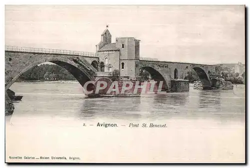 Cartes postales Avignon Pont St Benezet