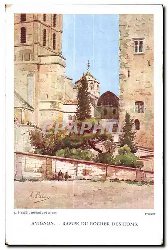 Cartes postales Avignon Rampe du Rocher des Doms