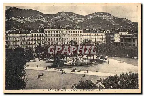 Cartes postales Toulon Place de la Liberte