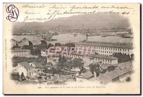 Ansichtskarte AK Vue generale de la rade de Toulon prise du monument