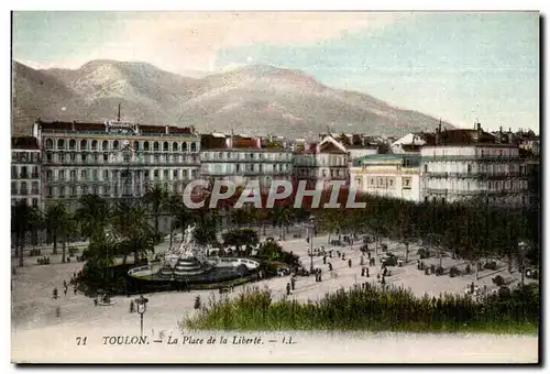 Cartes postales Toulon La place de la Liberte