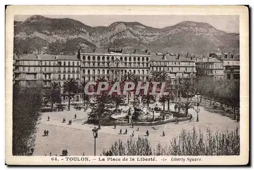 Cartes postales Toulon LA Place de la Liberte