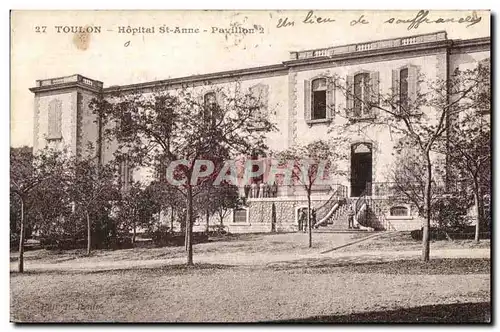 Cartes postales Toulon Hopital St Anne Pavillon