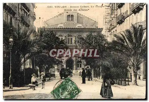 Cartes postales Toulon Avenue Colbert Le Theatre