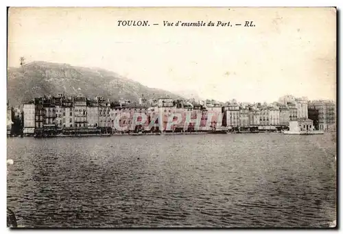 Cartes postales Toulon Vue d Ensemble du Port