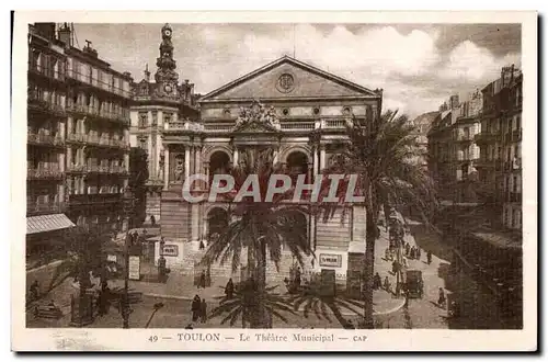 Ansichtskarte AK Toulon Le Theatre Municipal